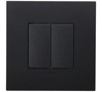 Ansell AOCTO/WS/B Vimar Switches - Black