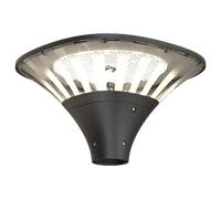 Ansell ASURP/1/BL Asuri Pro 20W/40W/72W Post Top CCT LED Lantern 3000K/4000K Black