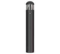 Ansell ATAURO/1/BK/PIR Tauro 6W-24W IP66 LED Bollard Black PIR 3000K/4000K