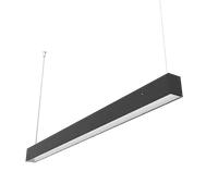 Ansell AVAS4/1/B Vasco EVO CCT Multi Wattage 4ft/1200mm Bi-Directional Suspended/Surface Linear 3000K/4000K Black