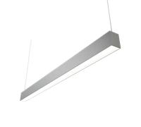 Ansell AVAS4/1/S/SM3 Vasco EVO CCT Multi Wattage 4ft/1200mm Bi-Directional Suspended/Surface Linear 3000K/4000K with Self-Test Emergency Silver