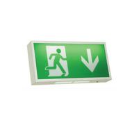 Ansell Awled/3M 'watchman' Led Emergency Exit Sign Maintained (Arrow Down) - 3 W
