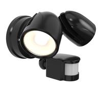 Ansell AZEKER/BL/PIR Zeker IP65 CCT Security Light PIR 3000K/4000K/5000K 25W Black