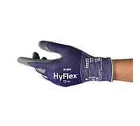 Ansell Cut Resistant HyFlex 11-561 Handling Gloves Nitrile Blue Size 7 12 Pairs
