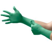 Ansell Dermashield 73-701 Neoprene Gloves, Food Processing, Green, Size 7 (10 Pairs)