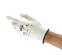 Ansell EDGE 76-200 Multi-Purpose Work Gloves, Seamless Construction for Comfortable Wear, Ambidextrous and Washable, Men Women, White, Size L (12 Pairs)