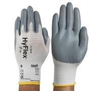 Ansell HyFlex 11-800 Palm Coated Nitrile Foam Workwear Gloves Size 10 Pack Of 6