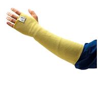 Ansell HyFlex 70-110 Cut Protection Sleeve, Mechanical Protection, High Resistance and Comfort, Industrial PPE Workwear, Men Women, Yellow (12 Pieces)