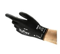 Ansell Mechanical Protection HyFlex 48-101 Handling Gloves PU (Polyurethane) Black Size 7 12 Pairs