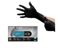 Ansell Microflex 93-732, Multipurpose Nitrile Disposable Gloves for Precise Handling and Mechanical Tasks, Latex Free, Powder-Free, Size M (100 Pieces)