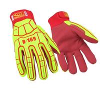 Ansell Ringers R169 Safety Work Gloves Mechanical Protection, Size 9 (L), (5 Pairs)