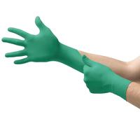 Ansell TouchNTuff 92-500 Disposable Nitrile Gloves, Powdered and Food Certified