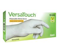 Ansell VersaTouch Nitrile Gloves M Tear-Resistant Food-Safe