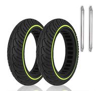 ANSENI Solid Wheels for Electric Scooter 8.5 Inches, Glow in the Dark Tires, Anti-Puncture Wheel Compatible with Xiaomi Scooter M365, Xiaomi 1S, Pro2, Cecotec A Series (Fluorescent 2u)