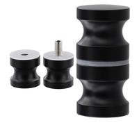 Anseom 1 Pcs Shower Door Handle, Bathroom Doors Knob Round Aluminium Alloy Shower Door Handle Pull Handle knobs, Chrome Door Knobs for Shower Doors Glass Doors (30mm)