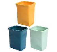 Anseom 3 Pack Cup Slicers Stainless Steel Mini Fruit slicers Multifunctional Cup Cutters Mini Tomato Cherry Strawberry Slicers Creative Kitchen Gadget for Quickly Making Vegetable Salad