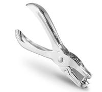 Anseom Single Hole Punch 6mm, Metal Single Hole Pliers Punch Paper and Card Gift Tag Puncher, Small Hole Puncher for Crafts Paper Scrapbooking Card Gifts, 10 Sheet Capacity, Paper Reach Depth 2cm