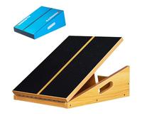 ANSERSTO Professional Slant Board, 5-Position Adjustable Calf Stretcher, Wooden Frame, Black