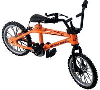 Anshka 2023 New Tech Deck Finger Bike Bicycle Toys Boys Kids Children Wheel BMX Model Toy, for the children with ADHD, anxiety disorders of the working people, depression people (Orange)