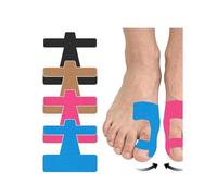 Anshka Pre-Cut Bunion Corrector Kinesiology Tape, Bunion Relief Toe Correction Wrap, Bunion Corrector & Relief, Big Toe Support and Pain Relief, Breathable Hypoallergenic Latex-Free Tape (30pcs)