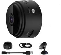 Anshka Spyfocus Magnetic Mini Security Camera Outdoor,Spy Focus Camera,Camtrix Magnetic Mini Security Camera,Mini Wireless Camera Magnetic with App for Home Indoor Outdoor (Black*1)