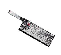 ANSI ISOs Layout Original Profile Keycaps PBTs Bamboos Forests Side Print Keycaps For 61/64/68 Keyboards ANSI Isos Layout