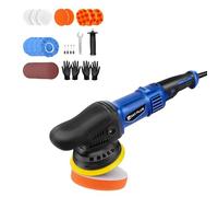 ANSIMIDA Buffer Polisher, 5-inch Dual Action Polisher for Car Detailing, 6 Variable Speeds 2000-5800RPM,12MM Random Orbital Buffer Polisher for Car, Boat Sanding Polishing and Waxing