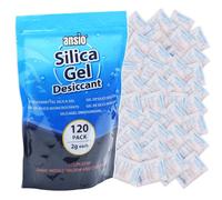 ANSIO 2 gram Silica Gel Desiccant Sachets Moisture Absorbers - Pack of 120