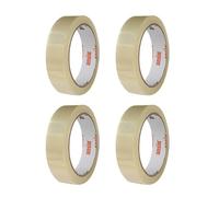 ANSIO Cellotape Clear Packing Tape 24mm x 40m - Pack of 4 Parcel Tape for Easy, Secure Packaging