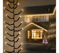 ANSIO® Christmas Lights 2000 LED 24m/78ft Cluster Christmas Tree Lights for Indoor & Outdoor Warm White Decorations Fairy Lights with Timer for Xmas Garden Bedroom & Party | Mains Powered Green Cable…