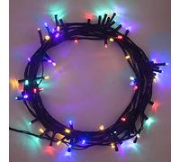 ANSIO® Christmas Lights 300 LED 30m/98ft Christmas Tree Lights for Indoor & Outdoor Multicolour Decorations Fairy String Lights for Xmas Garden Bedroom & Party | Mains Powered Green Cable