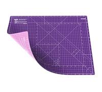 ANSIO Craft Cutting Mat Self Healing A2 Double Sided 5 Layers - Quilting, Sewing, Scrapbooking, Fabric & Papercraft - Imperial/Metric 22.5 Inch x 17 Inch / 59cm x 44cm- Royal Purple/Carnation Pink