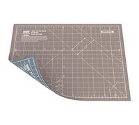 ANSIO Craft Cutting Mat Self Healing A4 Double Sided 5 Layers - Quilting, Sewing, Scrapbooking, Fabric & Papercraft - Imperial/Metric 11 Inch x 8 Inch / 29cm x 21cm - Brown/Grey