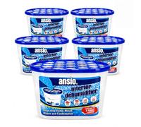 ANSIO Dehumidifier Disposable Pack of 5 Room Moisture Absorber