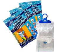 ANSIO Hanging Interior Wardrobe Dehumidifier Bags, Trap, Condensation, Dehumidifiers for Damp, Mould, Bedroom, Caravan, Bathroom, Basement, Office - 210g Each (Pack of 3)