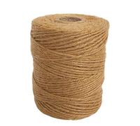 ANSIO Natural Jute Twine, 101 m / 333 ft - 2 mm 3-ply Rustic Brown Garden Twine String for Crafts, Floristry, Gift Wrapping & Plant Tying - Pack of 1