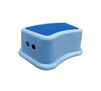 ANSIO Step Stool For Toilet with Non-Slip Surface, One Step Potty Step Stool for Toddlers For Bathroom And Sink, Plastic Kitchen for kids (Blue)