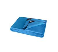 ANSIO Tarpaulin 2m x 3m Water-resistant Premium Heavy Duty Tarp Large Camping Cover Sheet - Multipurpose Groundsheet with UV Protection, Weatherproof & Frost-Resistant - Reinforced Eyelets - Blue