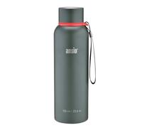 ANSIO Water Bottle,Vacuum Flask & Stainless Steel Water Bottle Double Walled Insulated Drinks Bottle Hot & Cold BPA Free Outdoor Sports Camping Hiking Cycling (700 ML, Dark Green)