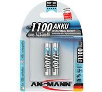 Ansmann 1.2 V Rechargeable Battery NiMH/Professional Nickel-Metal Hydride (NiMH) 1100mAh 1.2V Rechargeable Battery 1100 mAh Nickel-Metal Hydride (NiMH) 1.2 V 4 Piece (s)