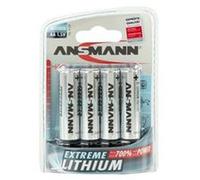 ANSMANN 1512-0002 BATTERY, EXTREME LITHIUM AA 4PK