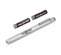 ANSMANN 1600-0169 X15 Small and Handy LED penlight, Aluminium, Silver