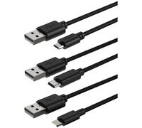 Ansmann 1700-0131 Blk Charging Cable USB A -Apple 8 pin Connector 1M length