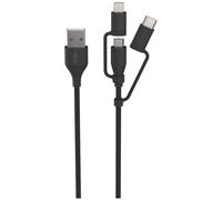 Ansmann 1700-0136 Cable USB to 3-in-1 120cm