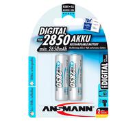 Ansmann 1x2 Nimh Rechargeable 2850 Mignon Aa Digital Batteries 2650mah