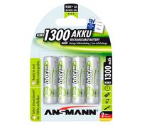 Ansmann 5030792 AA - Pack of 4 1300 mAh NiMH AA Batteries