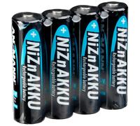 Ansmann 1322-0005 NiZn AA Rechargeable Battery 1600mAh 1.6V 4 Pack