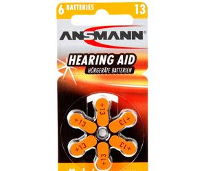 Ansmann 1x6 Zinc-air 13 Pr48 106946 Button Battery