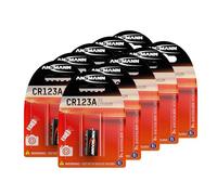 ANSMANN 3V CR123A Lithium Replacement Battery (Pack of 10)