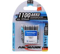 Ansmann 4 x AAA NiMh 1100mAh Batteries